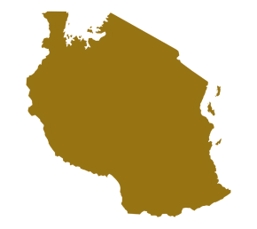 Tanzania silhouette